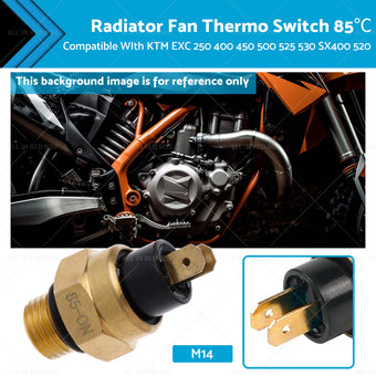 compare product M14 Radiator Fan Thermo Switch 85 degree Suitable For KTM EXC 250 400 450 500 525 530