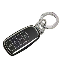 Remote Key Fob Case Cover Black & Silver TPU Suitable For Chery Omoda 5 2022-2025