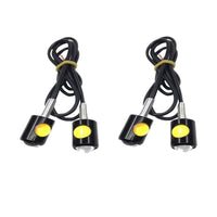 4x Universal 12V Mini Amber Motorcycle LED Indicator Turn Signal Lights