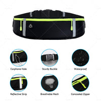 {{ Waterproof Running Hiking Sport Bum Bag Travel Money Phone Belt Waist Zip Pouch }} - Buy Car Parts Online at {{ Kaka Auto Parts }}.