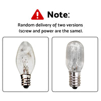 8x 7W/10W 240V E12/E14 Clear Bulbs Suitable For Night Light Replacement Warm Yellow Light