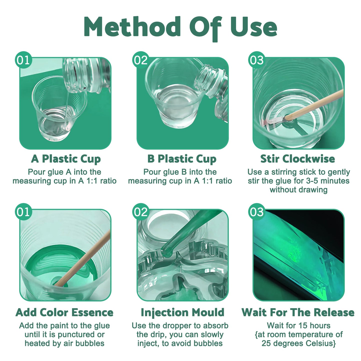 {{ 8Ltr Epoxy Resin 1:1 AB Kit Art DIY UV Crafts Glass & Water Clear Epoxy Coating }} - Buy Car Parts Online at {{ Kaka Auto Parts }}.