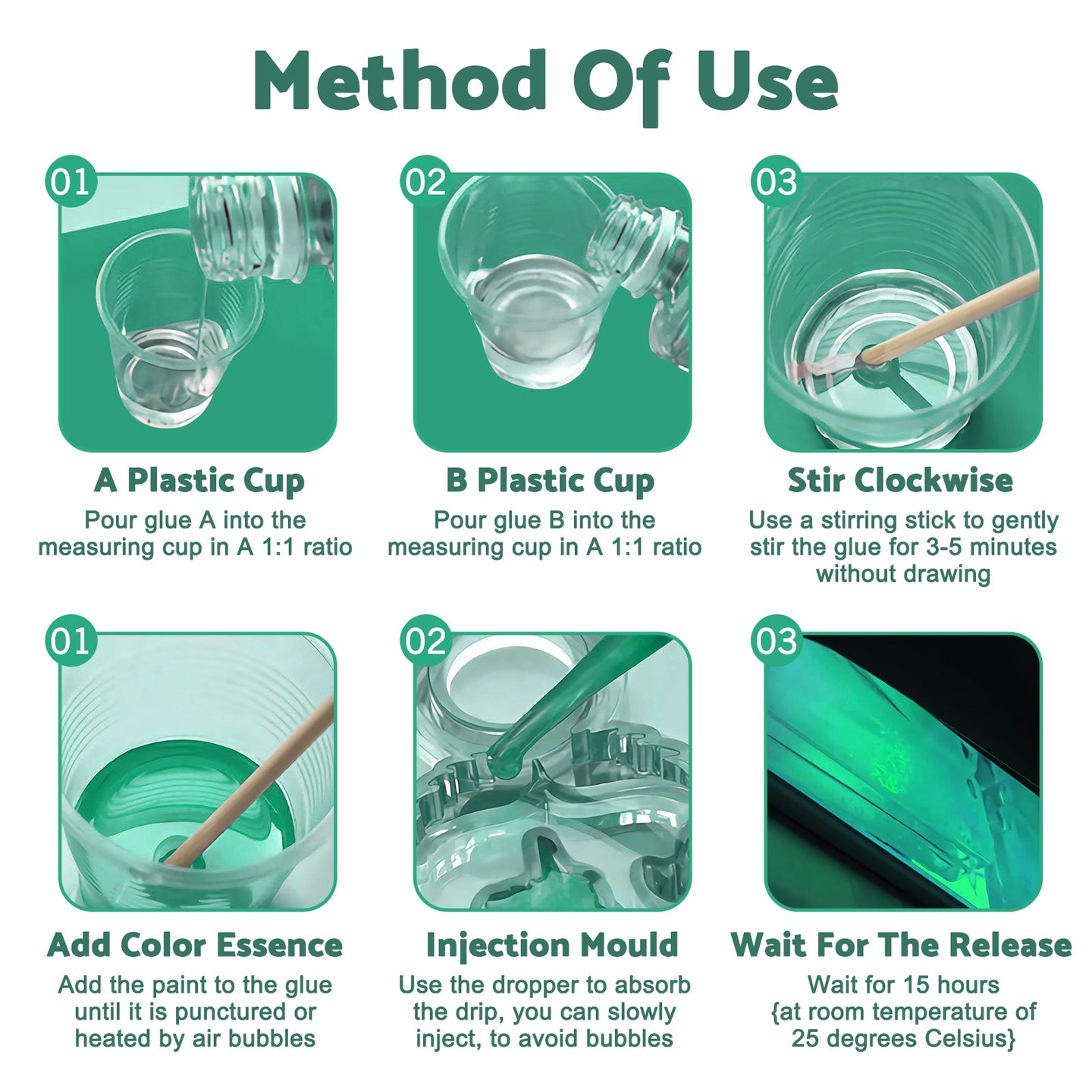 {{ Epoxy Resin 1:1 AB Kit Craft Coating UV Color Pigment Paste Liquid Silicone Mold }} - Buy Car Parts Online at {{ Kaka Auto Parts }}.