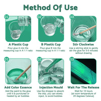 {{ 8Ltr Epoxy Resin 1 1 AB Kit Art DIY UV Crafts Glass  and  Water Clear Epoxy Coating }} - Buy Car Parts Online at {{ Kaka Auto Parts }}.