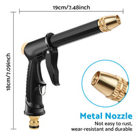 {{ Stainless High Pressure Water Hose Spray Nozzle Washer Clean Home Window Garden }} - Buy Car Parts Online at {{ Kaka Auto Parts }}.