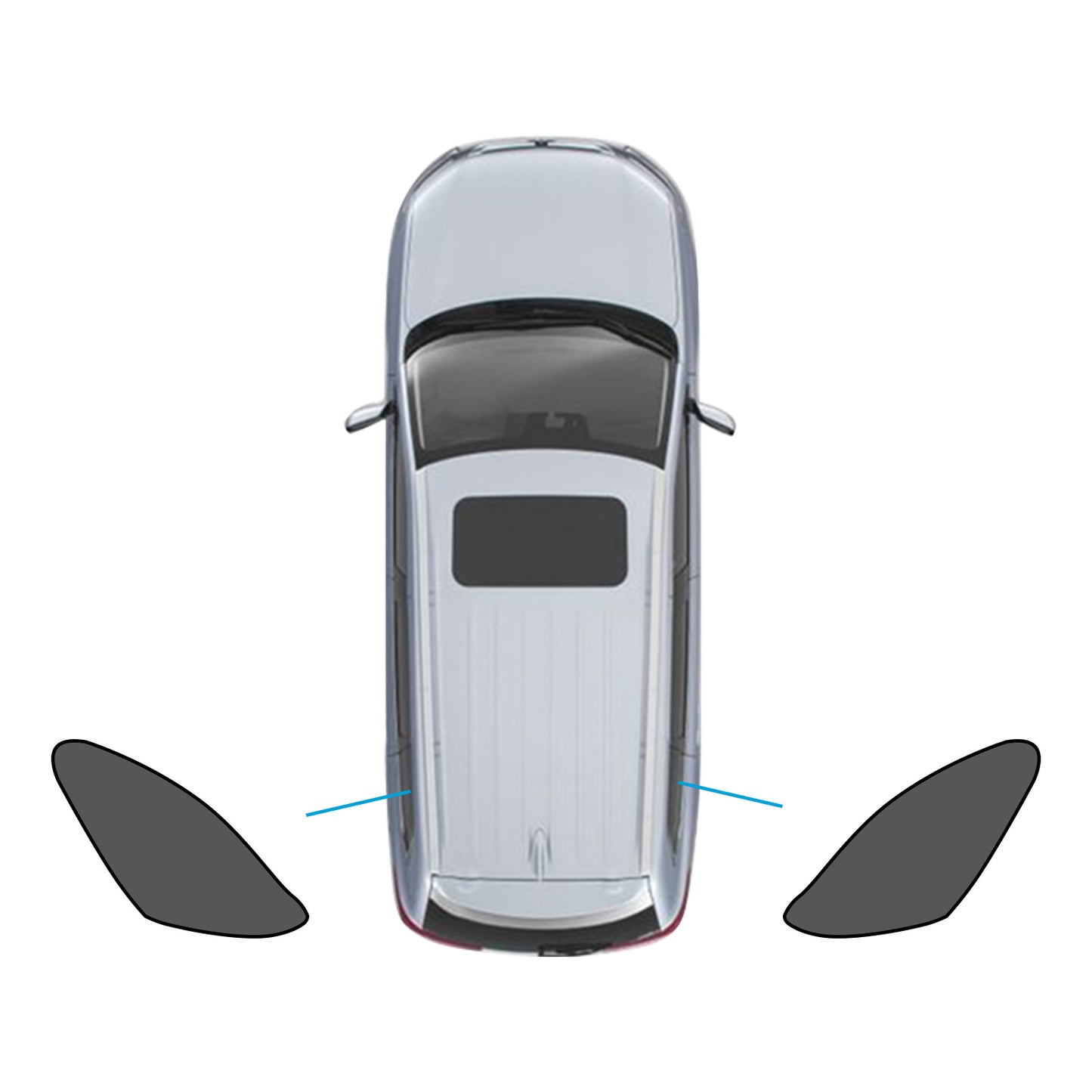 {{ Car Window Magnetic Mesh Sun Blind Shades Suitable for Mazda CX30 CX-30 19-25 }} - Buy Car Parts Online at {{ Kaka Auto Parts }}.