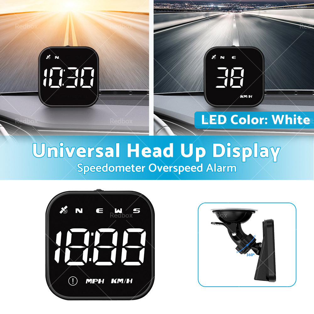 {{ HUD Head Up Display Car LED Digital GPS Speedometer Universal Overspeed Alarm }} - Buy Car Parts Online at {{ Kaka Auto Parts }}.