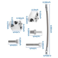 {{ 2x Throttle Body Bypass Hose Kits Suitable For GM LS Series LS1 LSX LM7 LR4 LQ4 }} - Buy Car Parts Online at {{ Kaka Auto Parts }}.