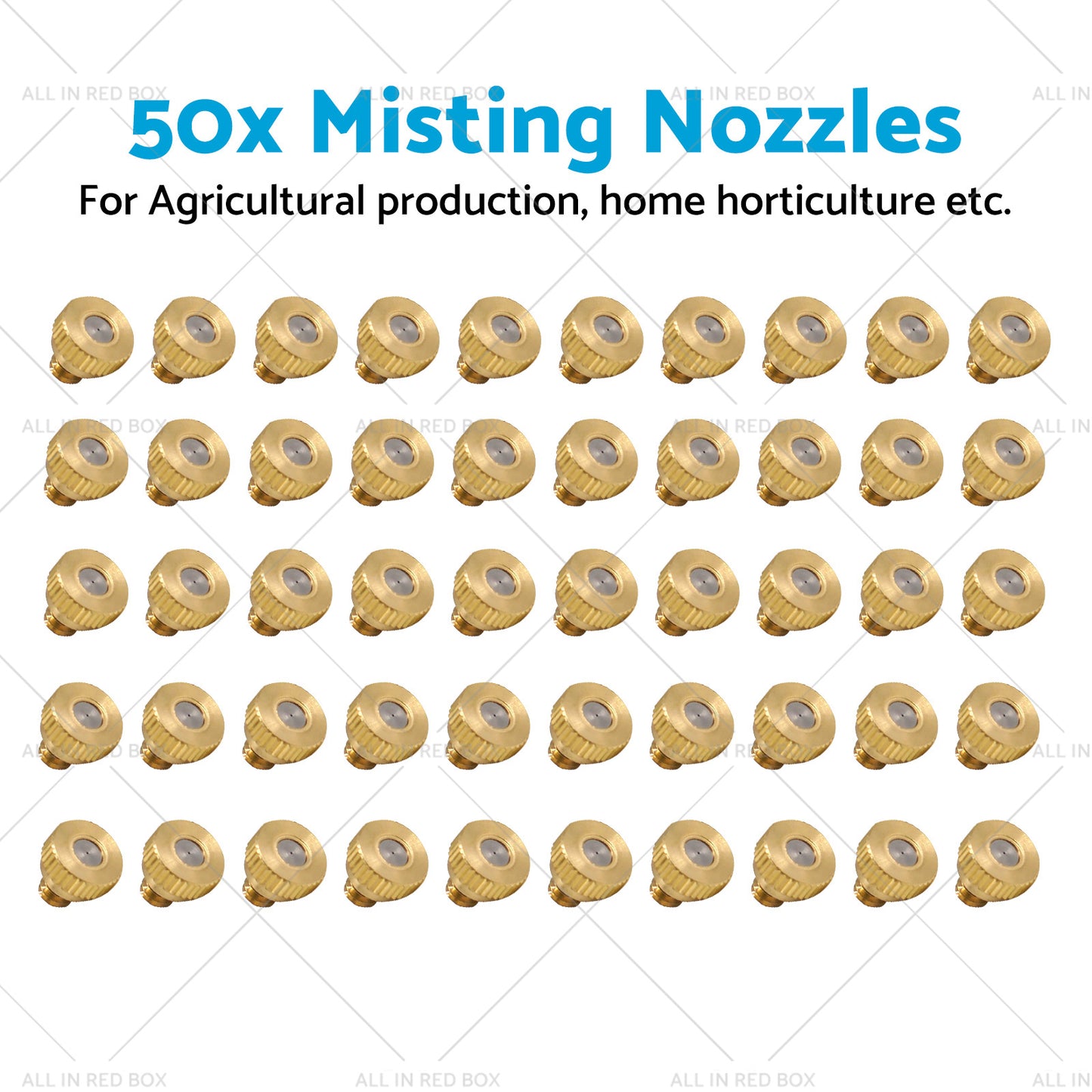 {{ For Cooling System 0. 024 inch  Brass Misting Nozzles Water Mister Sprinkle 50pcs }} - Buy Car Parts Online at {{ Kaka Auto Parts }}.