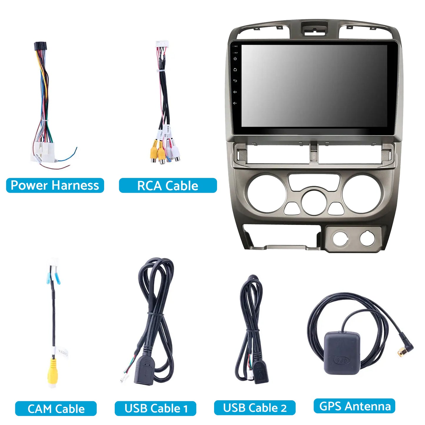 Android Car Stereo Radio with CarPlay, GPS, WiFi, and Camera Suitable For Holden Rodeo 4-64GB