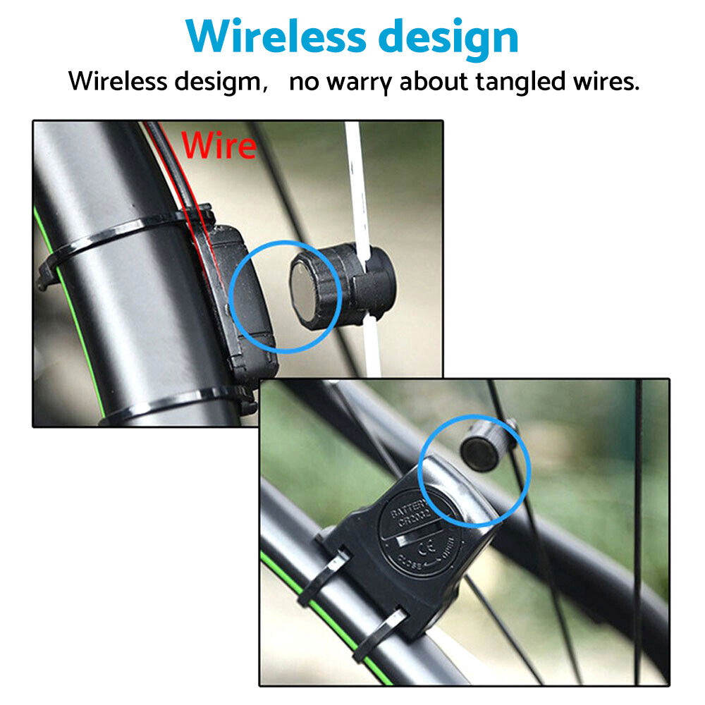 Wireless Cycling Bike LCD Speedometer Computer Odometer Suitable For Bicycle Waterproof