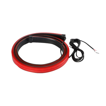 compare product 1M Red LED Car High Mount Third Brake Stop Rear Tail Light Bar Strip Universal 12V