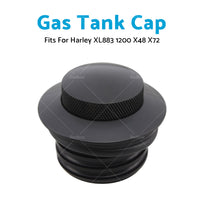{{ Black Flush Gas Tank Cap Fuel Cover Fit For Harley Touring Sportster XL883 1200 }} - Buy Car Parts Online at {{ Kaka Auto Parts }}.