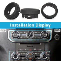 3x AC Switch Knob Trim Suitable For Land Rover Discovery 4 Range Rover Sport