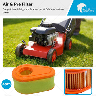 compare product 4xAir Filter Suitable ForSelected Briggs Dov Motors 700 750 100607 100802 792038