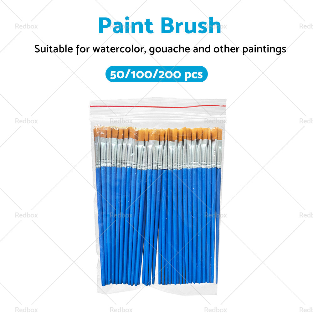 {{ 50-200pcs Flat Paint Brushes Small Brush Bulk for Detail Painting Craft Art Gift }} - Buy Car Parts Online at {{ Kaka Auto Parts }}.