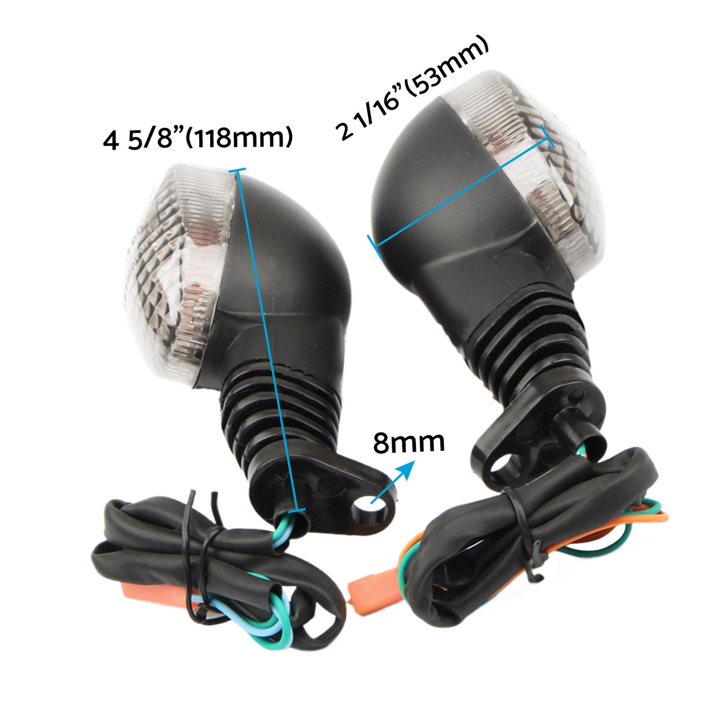 Turn Signal Light Indicator Blinker Suitable For Kawasaki Ninja 250R 2008-2012 / VN 650 2006-2012