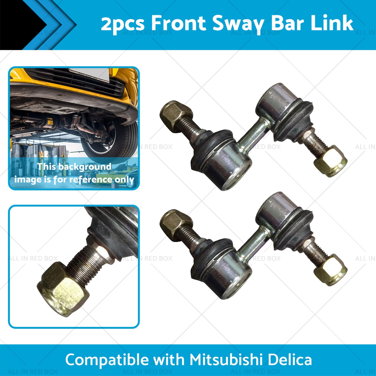 {{ 2x Front Stabilizer Sway Bar Link Suitable For Mitsubishi Delica PD8W 1994-2004 }} - Buy Car Parts Online at {{ Kaka Auto Parts }}.