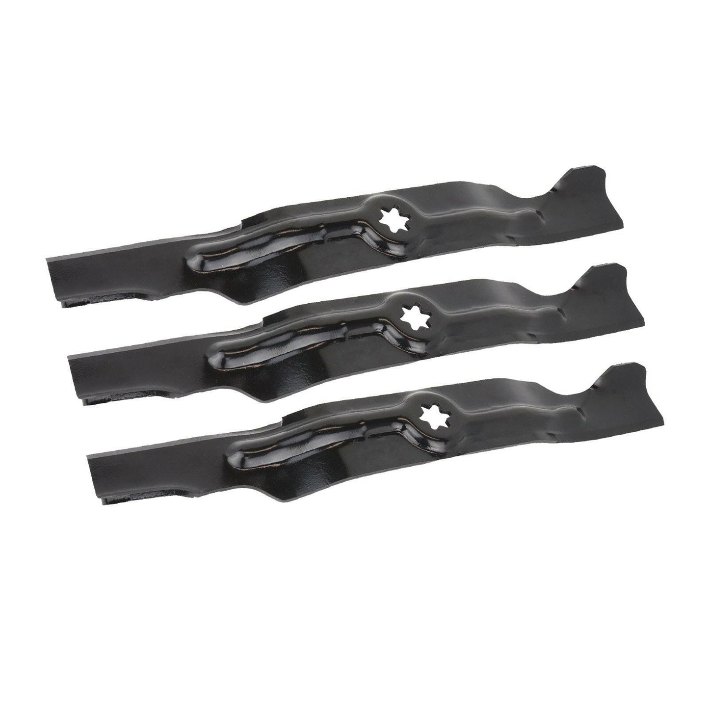 3x Blades Suitable For 50 Inch Cub Cadet MTD Ride On Mower 742-04053 942-04053B