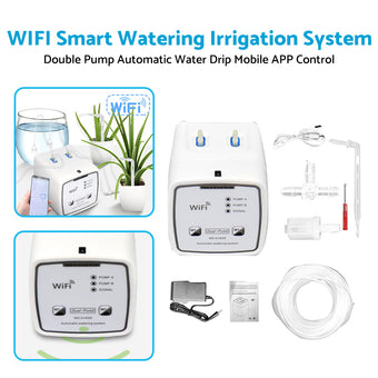 compare product WiFi Control Watering System Double Pump Automatic Water Drip Mobile APP Control