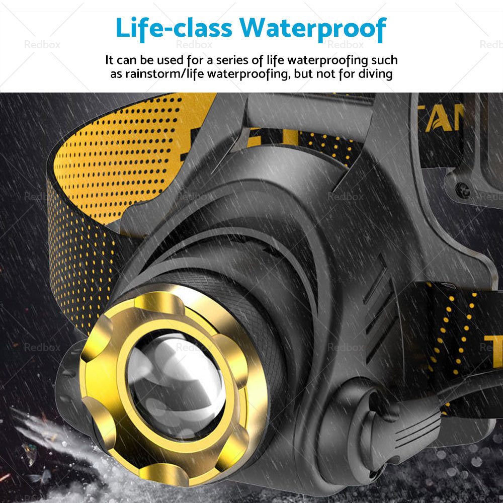 {{ 12000000lm USB Rechargeable Headlight Head Torch Lamp Flashlight LED Headlamp }} - Buy Car Parts Online at {{ Kaka Auto Parts }}.