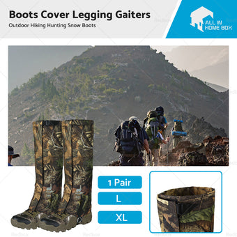 compare product Anti Bite Mosquito Boots Cover Legging Gaiters Outdoor Hiking Hunting Snow Boots
