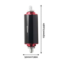 Universal Car 100 Micron AN6 AN8 AN10 Aluminum High Flow Fuel Inline Petrol Filter Suitable For Most Fuel Systems