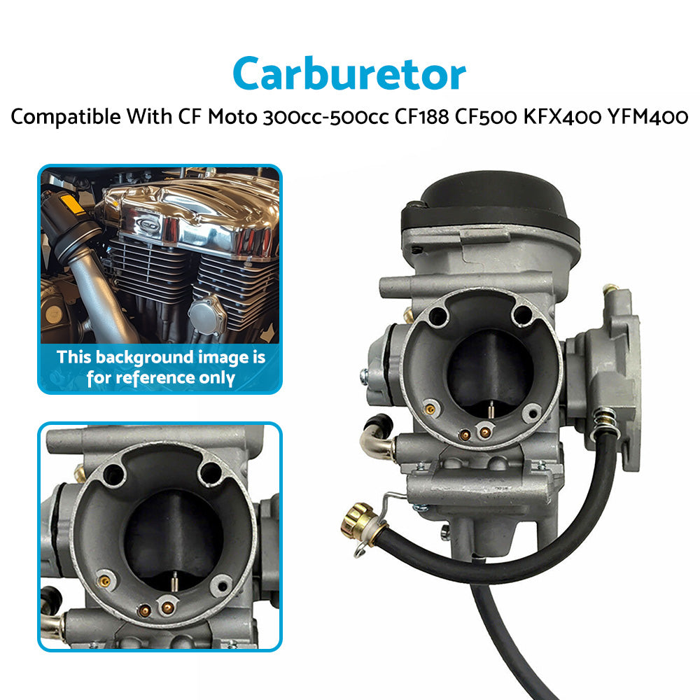 {{ Carby Carburetor Carb Suitable For CF Moto 300cc-500cc CF188 CF500 KFX400 YFM400 }} - Buy Car Parts Online at {{ Kaka Auto Parts }}.