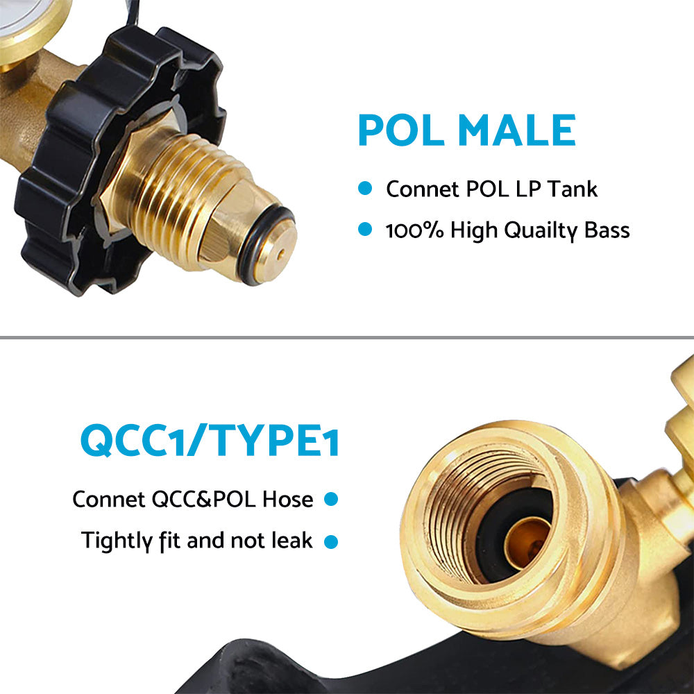 {{ Suitable For QCC Gas Pressure Gauge Level Indicator Propane Gas Bottle Cylinder }} - Buy Car Parts Online at {{ Kaka Auto Parts }}.