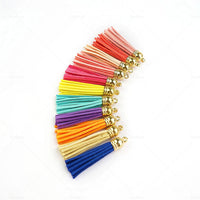 {{ 250PCS Keychain Ring Tassels Bulk Colored Leather Tassel Pendants Jewelry DIY }} - Buy Car Parts Online at {{ Kaka Auto Parts }}.