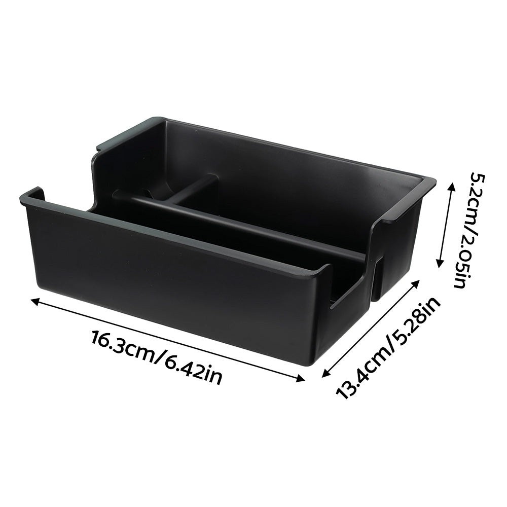 Black Center Console Armrest Storage Box Tray Suitable For Isuzu D-Max / DMAX