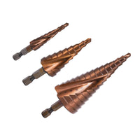 Cobalt Steel Step Cone Drill Bit Hole Cutter 4-12/20/32mm for Stainless Steel