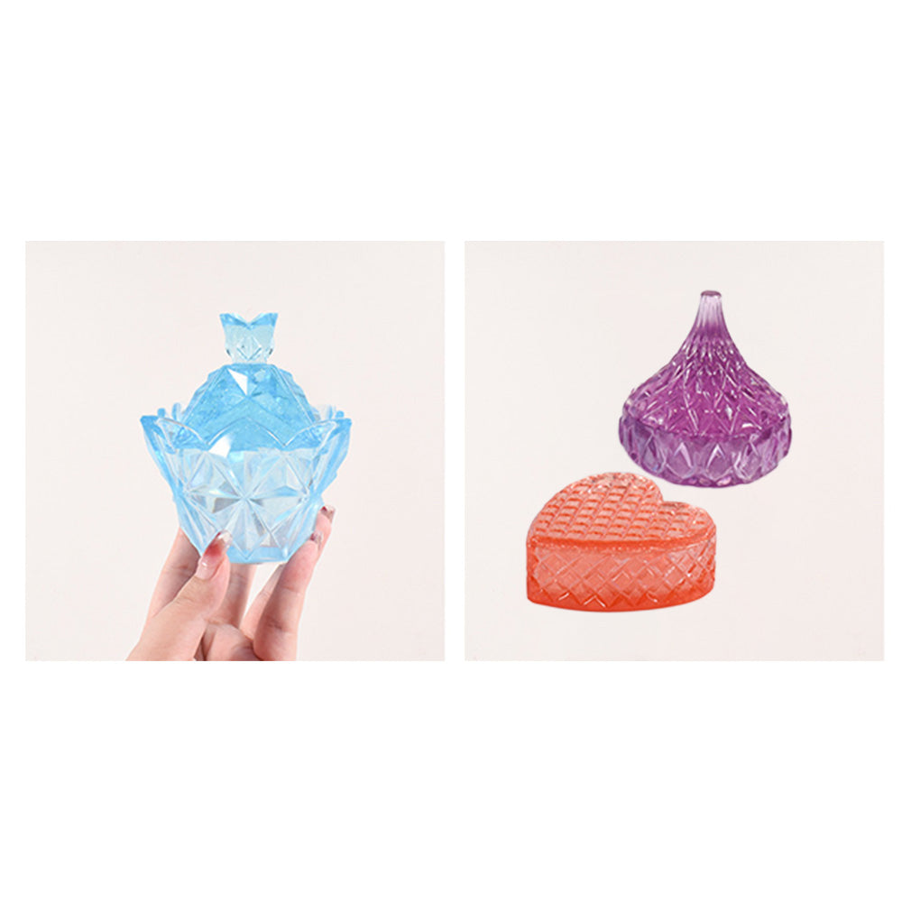 {{ Silicone Epoxy Resin Mold Jewelry Storage Box Pyramid Trinket Heart Organizer }} - Buy Car Parts Online at {{ Kaka Auto Parts }}.