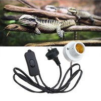 2x Ceramic Heat UVB Lamp Light Holder Suitable For Reptile Brooder Basking Tortoise