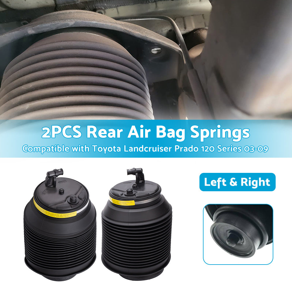 {{ 2x Rear Left Right Air bag Springs Suitable For Toyota Landcruiser Prado 03-09 }} - Buy Car Parts Online at {{ Kaka Auto Parts }}.
