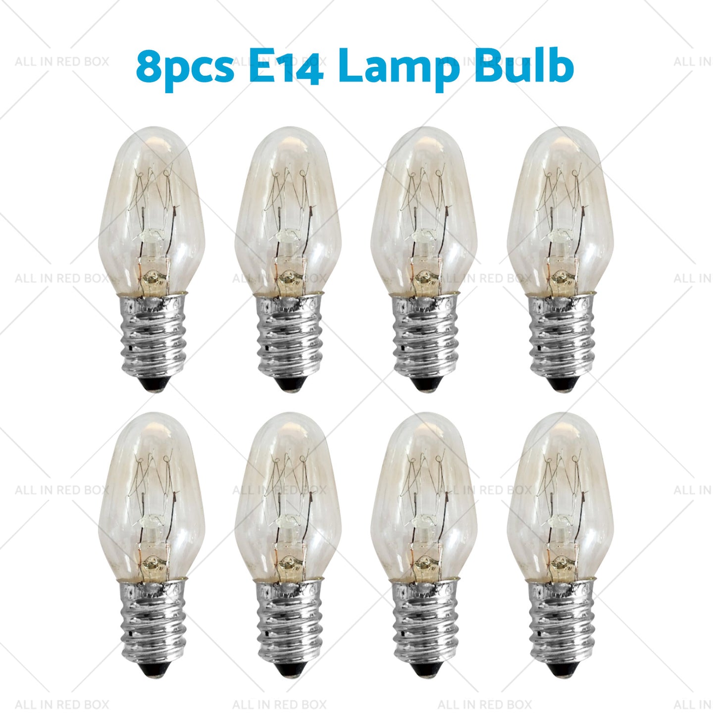 {{ 8 PCS 7W/10W 240V E12/E14 Clear Bulbs Night Light Replacement Warm Yellow Light }} - Buy Car Parts Online at {{ Kaka Auto Parts }}.