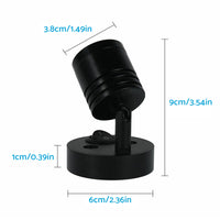 2x 12V LED Interior Spot Reading Light Wall Lamp with Switch Suitable For Caravan Camper