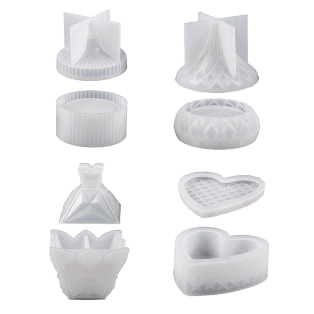 {{ Silicone Epoxy Resin Mold Jewelry Storage Box Pyramid Trinket Heart Organizer }} - Buy Car Parts Online at {{ Kaka Auto Parts }}.