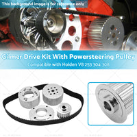 {{ Suitable For Holden 253 304 308 Gilmer Drive Kit With Powersteering Pulley }} - Buy Car Parts Online at {{ Kaka Auto Parts }}.