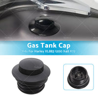 {{ Black Flush Gas Tank Cap Fuel Cover Fit For Harley Touring Sportster XL883 1200 }} - Buy Car Parts Online at {{ Kaka Auto Parts }}.