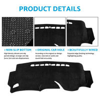 {{ Non-Slip Dash Mat Suitable For Honda Jazz Hatch 2014- 2022 Dashboard Cover Black }} - Buy Car Parts Online at {{ Kaka Auto Parts }}.