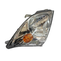 Chrome Headlight Pair Suitable For Toyota Landcruiser Prado 120 Series 2002-2009