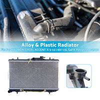 {{ Radiator For Hyundai Excel Accent X3 Auto Manual 1. 5i Petrol G4EK 1994-2000 }} - Buy Car Parts Online at {{ Kaka Auto Parts }}.