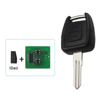Complete Remote Key Suitable For Holden Astra TS 1998-2004 433MHz ID40 2 Buttons