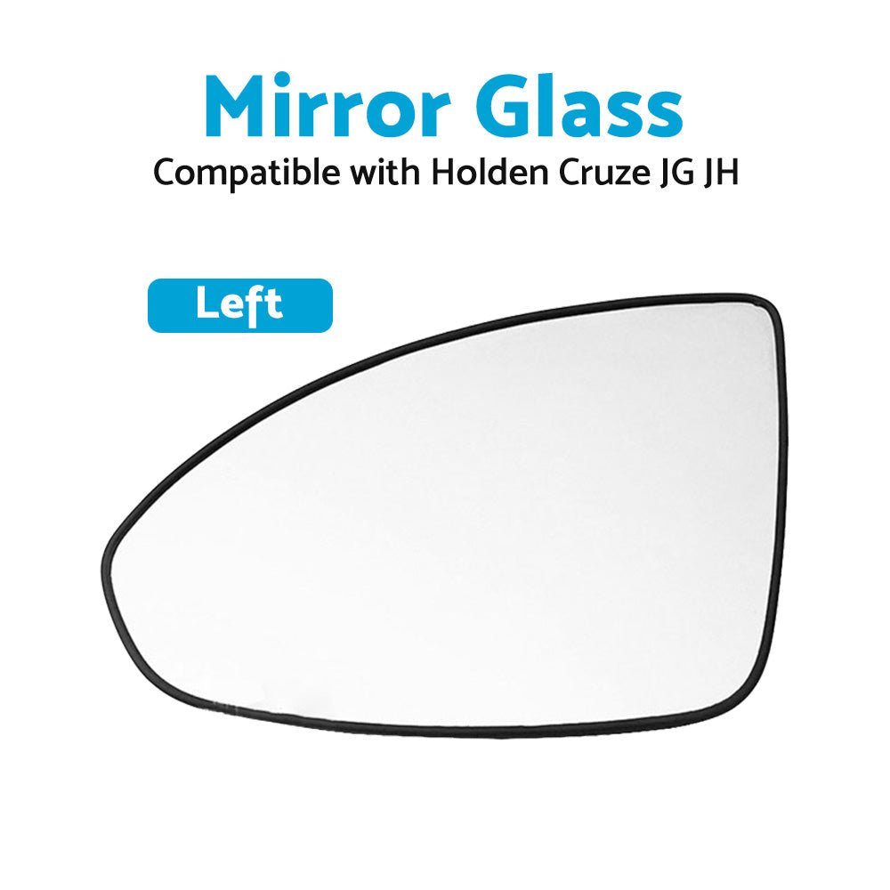 Left Side Mirror Glass With Base Suitable For Holden Cruze JG JH 2009-2016