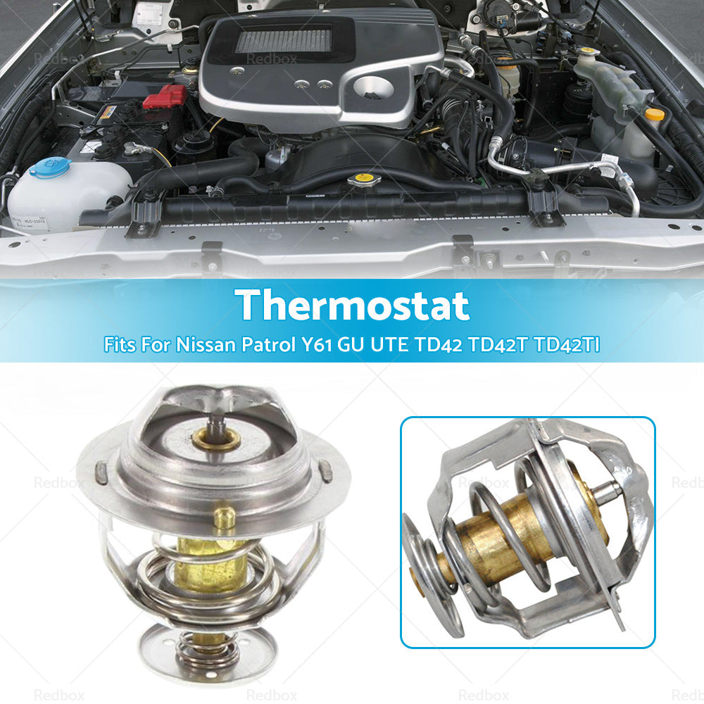 {{ Thermostat For Nissan Patrol Y61 GU UTE TD42 TD42T TD42TI Diesel Engine 98-12 }} - Buy Car Parts Online at {{ Kaka Auto Parts }}.