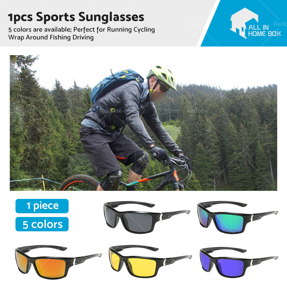 {{ Men Polarized Sports Sunglasses Running Cycling Wrap Around Fishing Driving }} - Buy Car Parts Online at {{ Kaka Auto Parts }}.