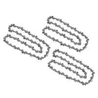 3x Chainsaw Chain 14 Inch 52DL 3/8LP .043 Suitable For MAKITA UC3520A and EGO CS1400