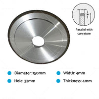 {{ 150mm Diamond Wheel Disc Suitable For Chainsaw Sharpener 3/8lp 325 3/8 404 Carbide chain }} - Buy Car Parts Online at {{ Kaka Auto Parts }}.