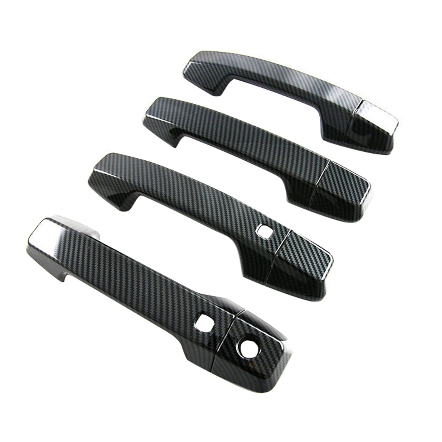 Side Door Handle Covers Suitable For Mitsubishi Triton L200 23-25 Carbon Fiber